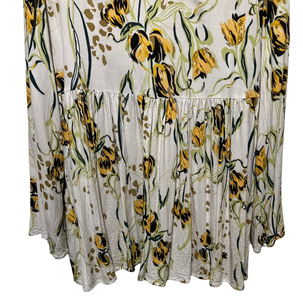 Free People Floral Bella Tunic Top Size Small - Picture 10 of 13